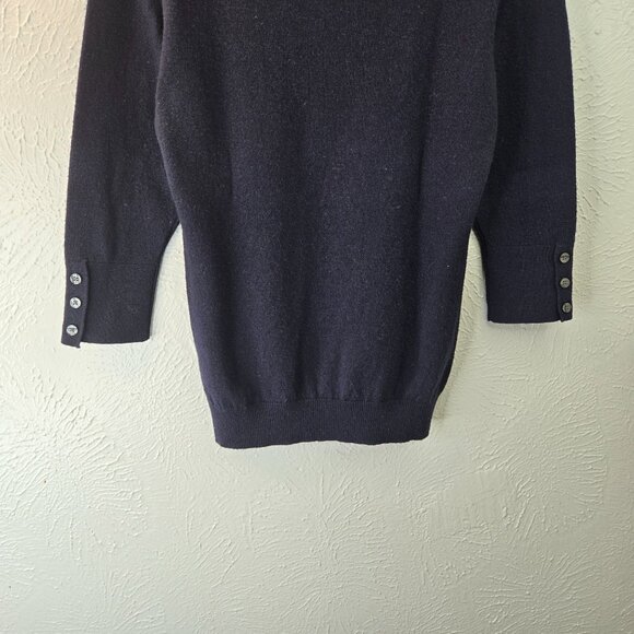 Banana Republic 100% Lambswool Sweater XS Argyle Preppy Retro Y2k Academia Top - Picture 10 of 15